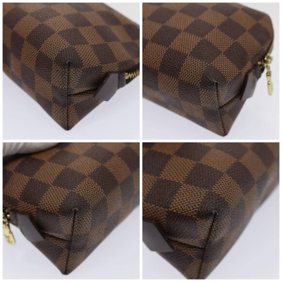 LOUIS VUITTON Damier Ebene Pochette Cosmetic PM Pouch - Picture 16 of 16